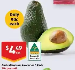 ALDI Australian Hass Avocados offer