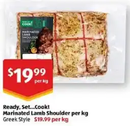 ALDI Ready, Set...Cook! Marinated Lamb Shoulder offer
