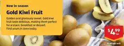 ALDI Gold Kiwi Fruit offer