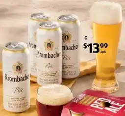 ALDI Krombacher Pils offer