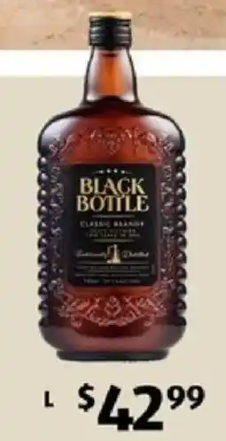 ALDI Black Bottle Brandy offer