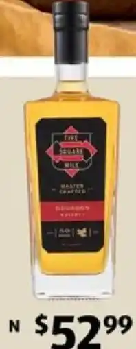 ALDI 5 Square Mile Bourbon offer