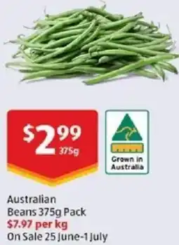 ALDI Australian Beans offer