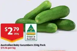 ALDI Australian Baby Cucumbers offer