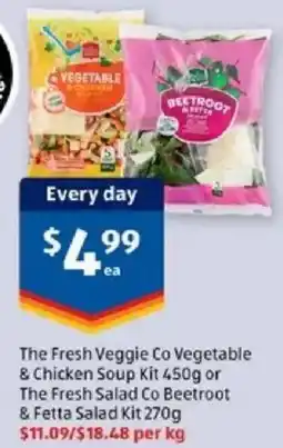 ALDI The Fresh Salad Co Beetroot & Fetta Salad Kit offer