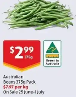ALDI Australian Beans offer