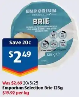 ALDI Emporium Selection Brie offer