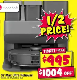 JB Hi-Fi Zroborock S7 Max Ultra Robovac offer