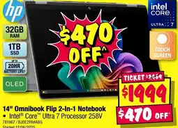 JB Hi-Fi hp 14" Omnibook Flip 2-In-1 Notebook offer