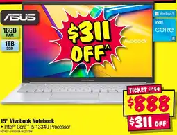 JB Hi-Fi ASUS 15" Vivobook Notebook offer