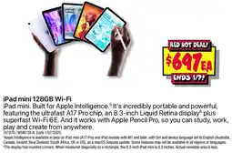 JB Hi-Fi iPad mini 128GB Wi-Fi offer