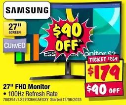JB Hi-Fi SAMSUNG 27" FHD Monitor offer