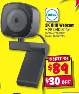 JB Hi-Fi DELL 2K QHD Webcam offer