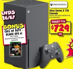 JB Hi-Fi Xbox Series X 1TB Console offer