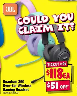 JB Hi-Fi Quantum 360 Over-Ear Wireless Gaming Headset offer