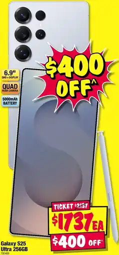 JB Hi-Fi Galaxy S25 Ultra 256GB offer