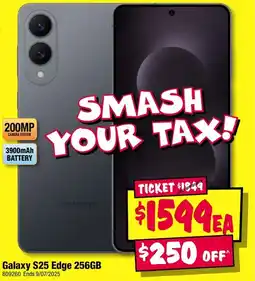 JB Hi-Fi Galaxy S25 Edge 256GB offer