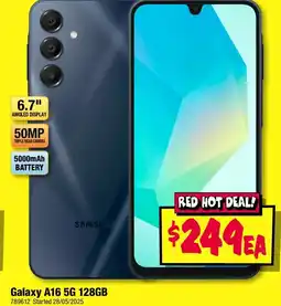 JB Hi-Fi Galaxy A16 5G 128GB offer