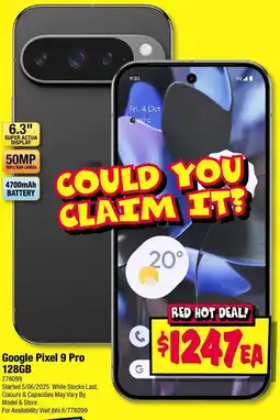 JB Hi-Fi Google Pixel 9 Pro 128GB offer