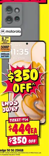 JB Hi-Fi edge 50 5G 256GB offer