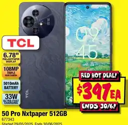 JB Hi-Fi 50 Pro Nxtpaper 512GB offer