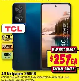 JB Hi-Fi 40 Nxtpaper 256GB offer