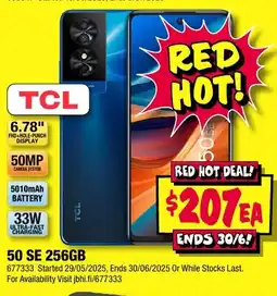 JB Hi-Fi 50 SE 256GB offer
