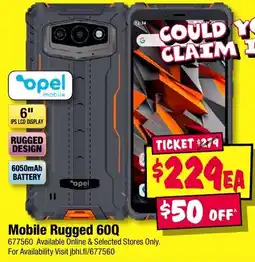 JB Hi-Fi Mobile Rugged 600 offer