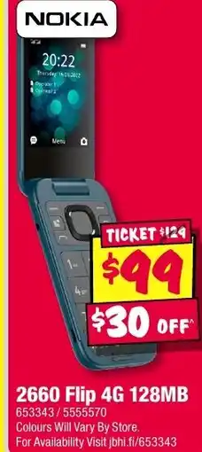 JB Hi-Fi 2660 Flip 4G 128MB offer