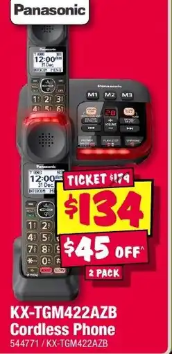 JB Hi-Fi KX-TGM422AZB Cordless Phone offer
