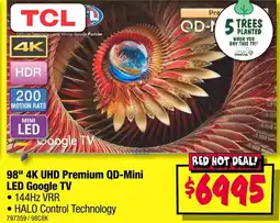 JB Hi-Fi 98" 4K UHD Premium QD-Mini offer