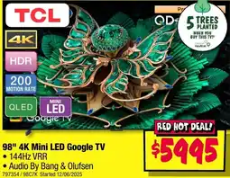 JB Hi-Fi 98" 4K Mini LED Google TV offer