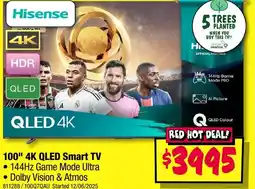 JB Hi-Fi 100" 4K QLED Smart TV offer
