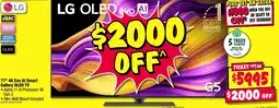 JB Hi-Fi 77" 4K Evo Al Smart Gallery OLED TV offer