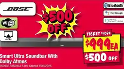 JB Hi-Fi Smart Ultra Soundbar With Dolby Atmos offer