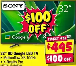 JB Hi-Fi 32" HD Google LED TV offer