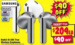JB Hi-Fi Buds3 AI ANC True Wireless Earphones offer