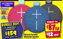 JB Hi-Fi Miniroll Portable Bluetooth Speaker offer