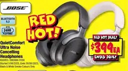 JB Hi-Fi QuietComfort Ultra Noise Cancelling Headphones offer