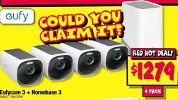 JB Hi-Fi Eufycam 3 + Homebase 3 offer