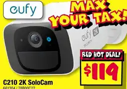 JB Hi-Fi C210 2K SoloCam offer