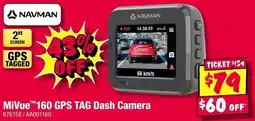 JB Hi-Fi MiVue™ 160 GPS TAG Dash Camera offer