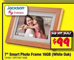JB Hi-Fi 7" Smart Photo Frame 16GB (White Oak) offer