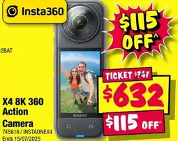JB Hi-Fi X4 8K 360 Action Camera offer