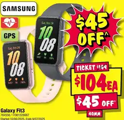 JB Hi-Fi Galaxy Fit3 offer