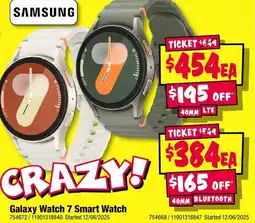 JB Hi-Fi Galaxy Watch 7 Smart Watch offer