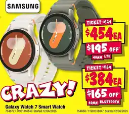 JB Hi-Fi Galaxy Watch 7 Smart Watch offer