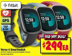 JB Hi-Fi Versa 4 Smartwatch offer