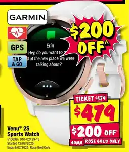 JB Hi-Fi Venu® 2S Sports Watch offer