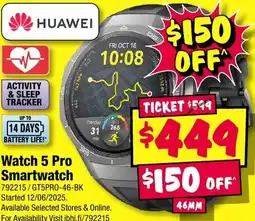 JB Hi-Fi Watch 5 Pro Smartwatch offer